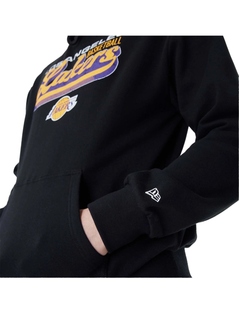 imagem de New Era Nba Graphic Os Hoody Loslak Blkagd Moletom3