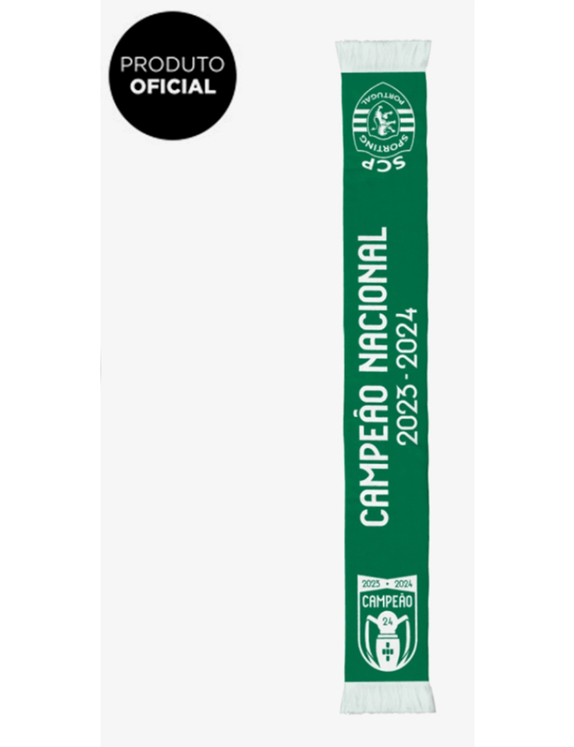 Sporting - Cachecol Logo Campeão Distribuição Verde