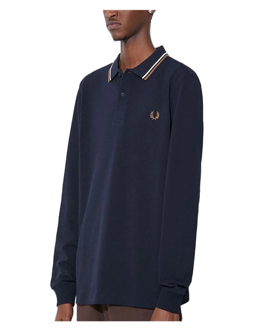 imagem de Camisa Polo Fredperry Fp Ls Twin Tipped3