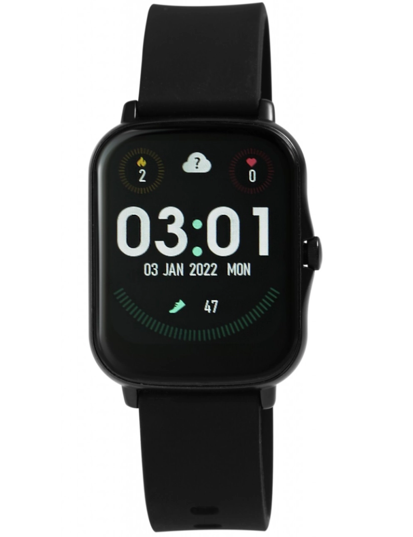 imagem de TimeTech  Smartwatch com Bracelete em Silicone1