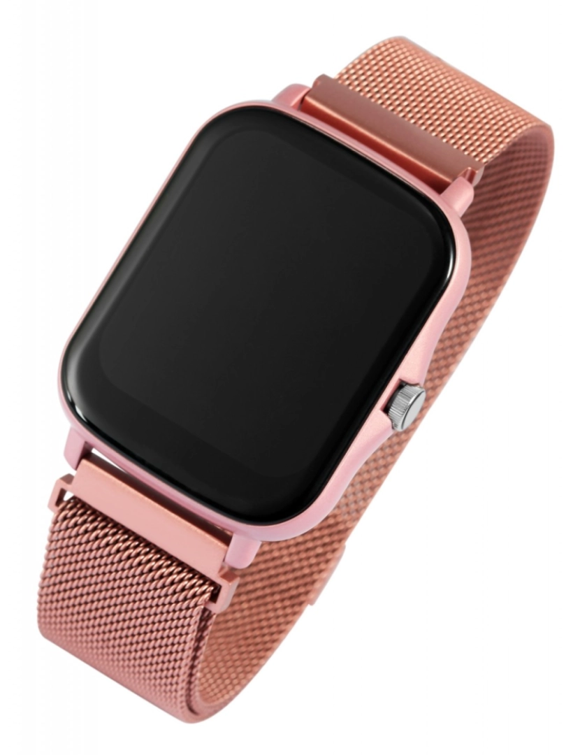 imagem de TimeTech  Smartwatch com Bracelete em Malha Metal4