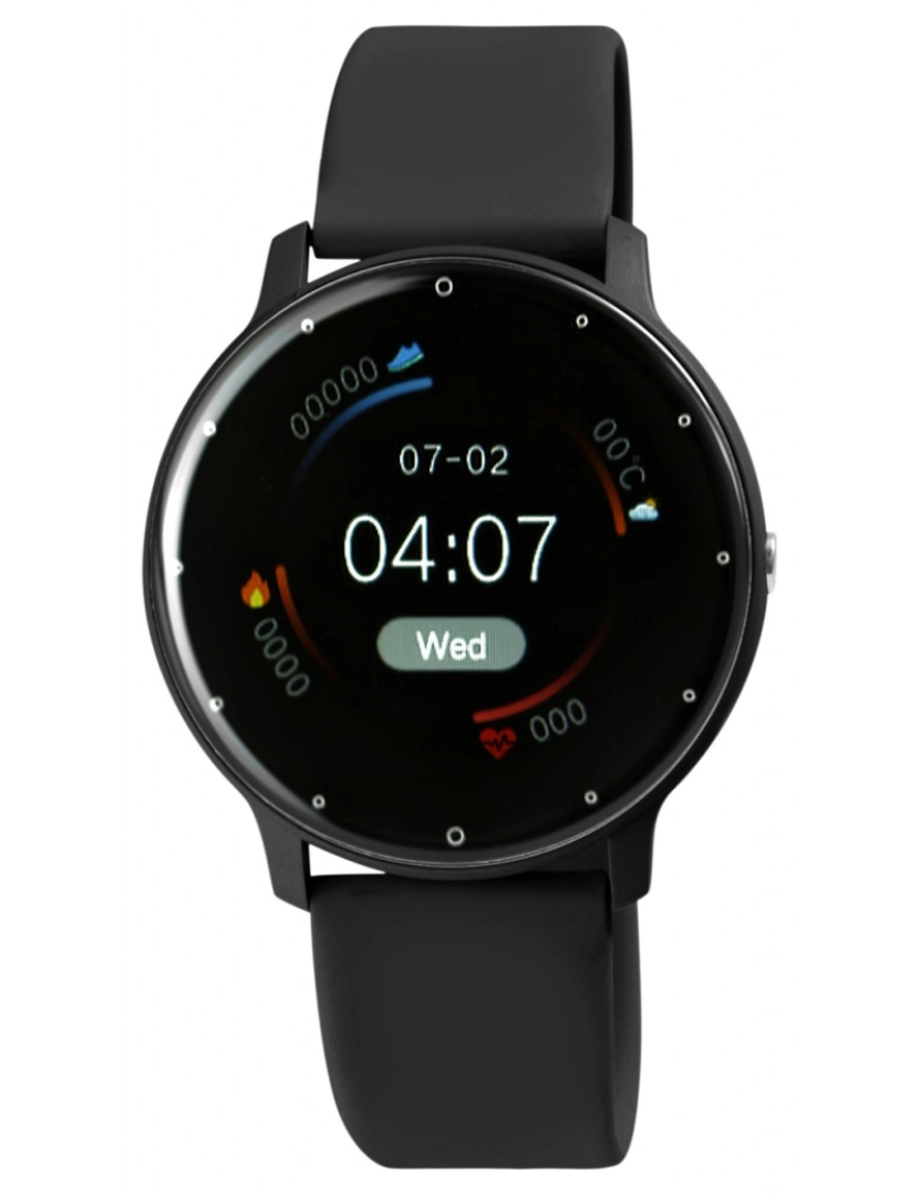 imagem de TimeTech  Smartwatch com Bracelete em Silicone1