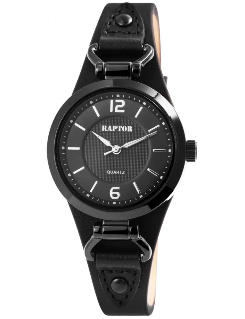 Raptor - Relógio Raptor Mulher com Bracelete em Pele Genuína