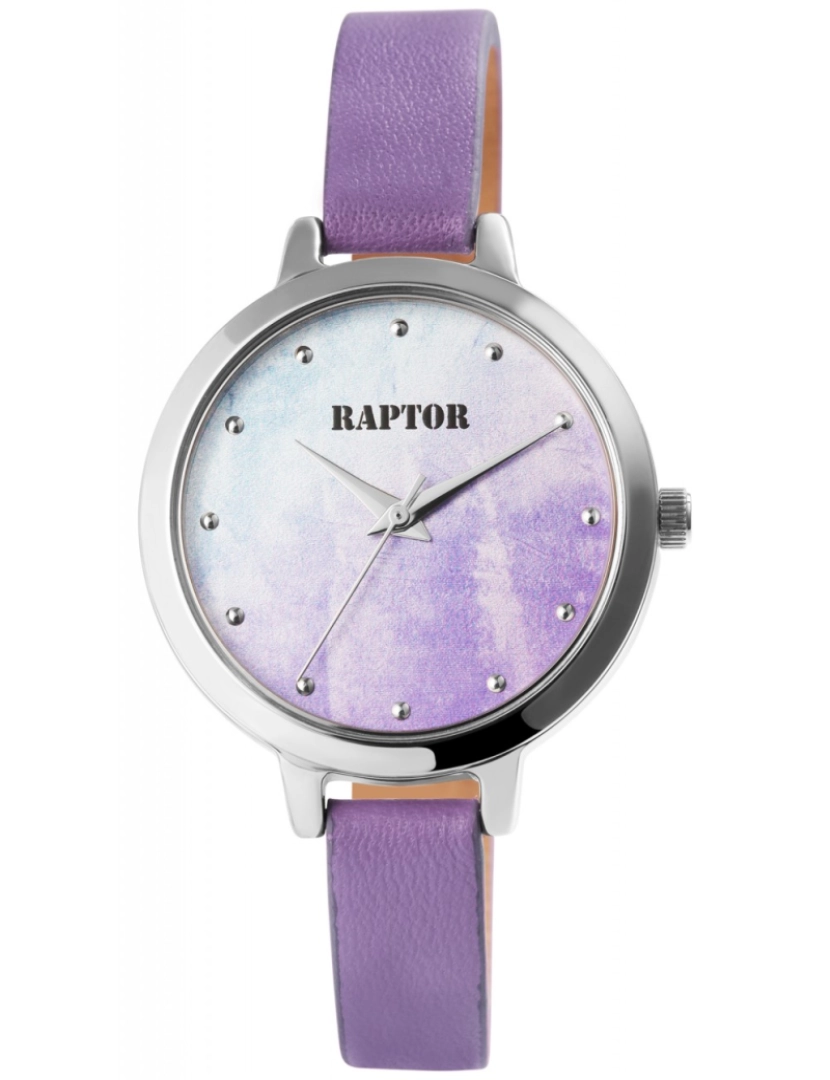 Raptor - Relógio Raptor Mulher com Bracelete em Pele Genuína