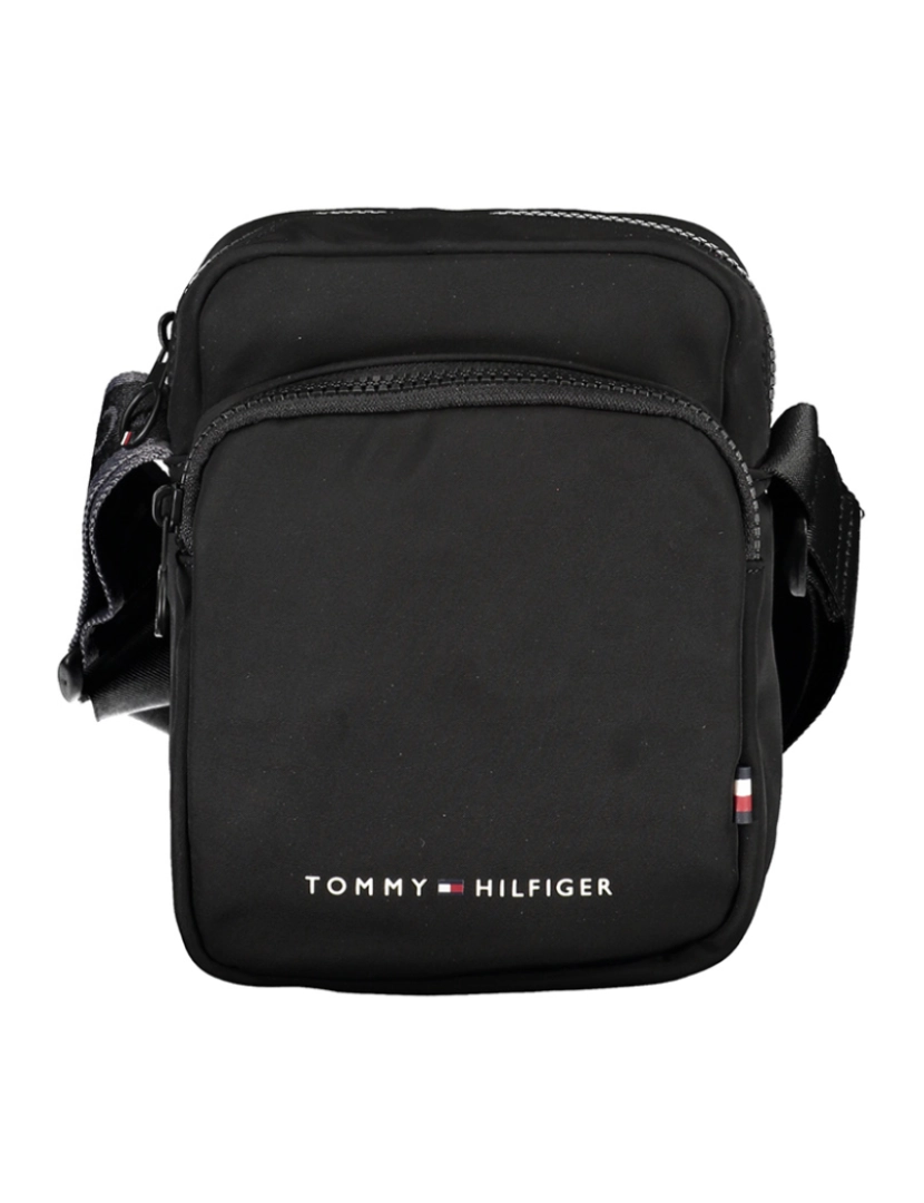 Tommy Hilfiger - Bolsa De Ombro Preta Para Homem 