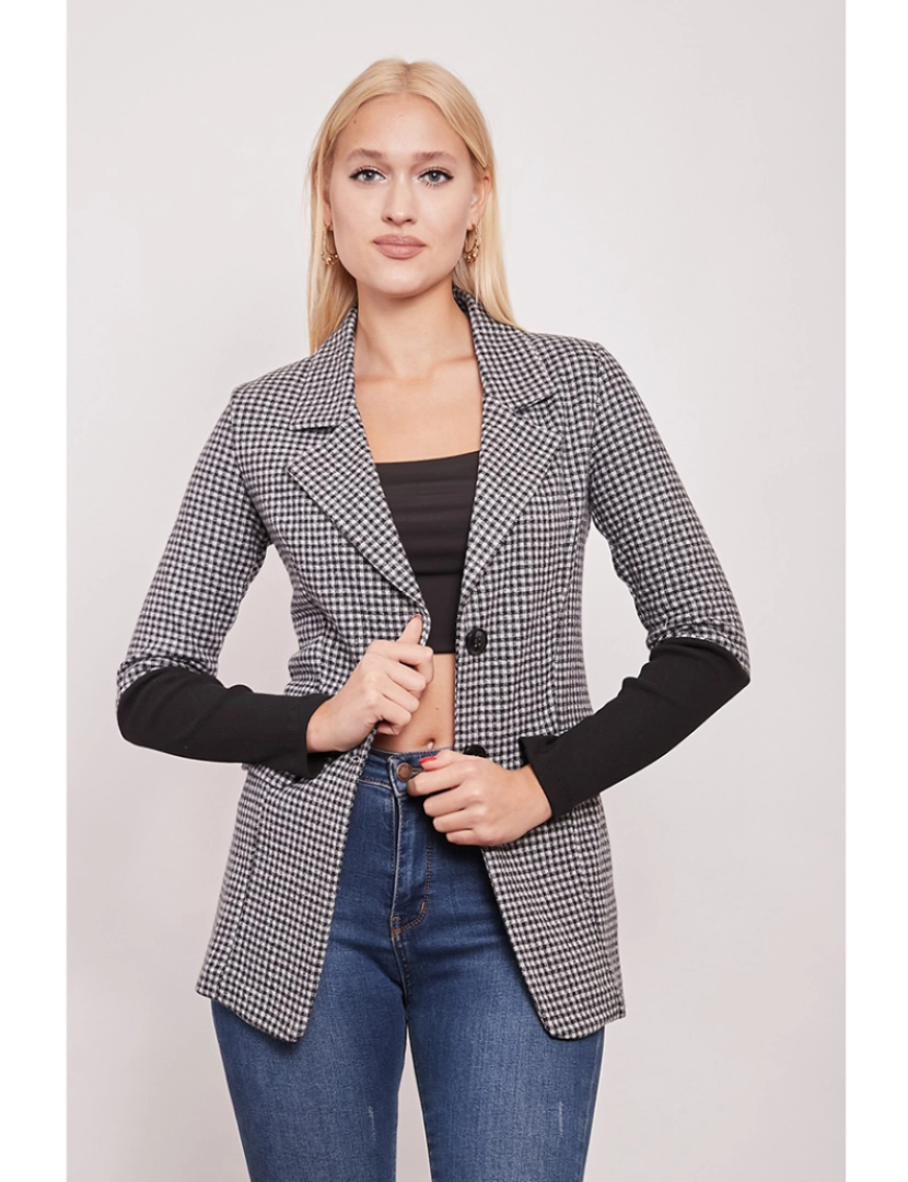 Bellevue - Blazer Senhora Preto Branco