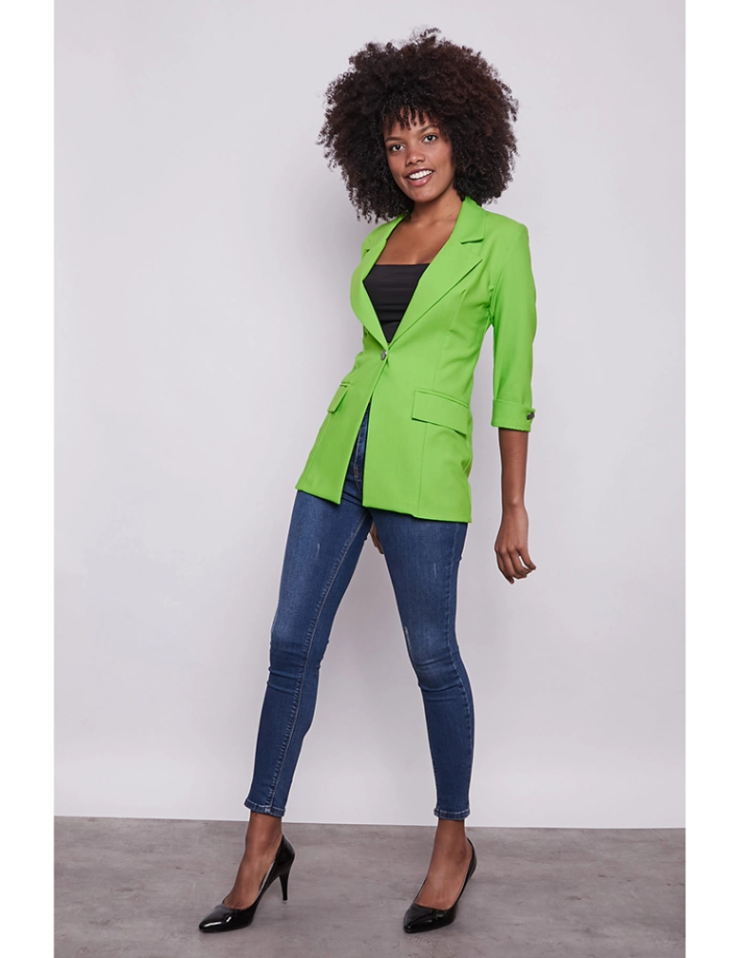 Bellevue - Blazer Senhora Verde Neon