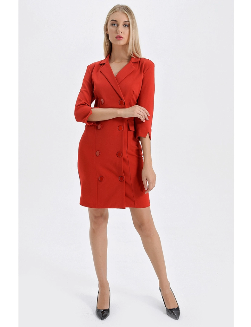 Bellevue - Vestido Senhora Vermelho