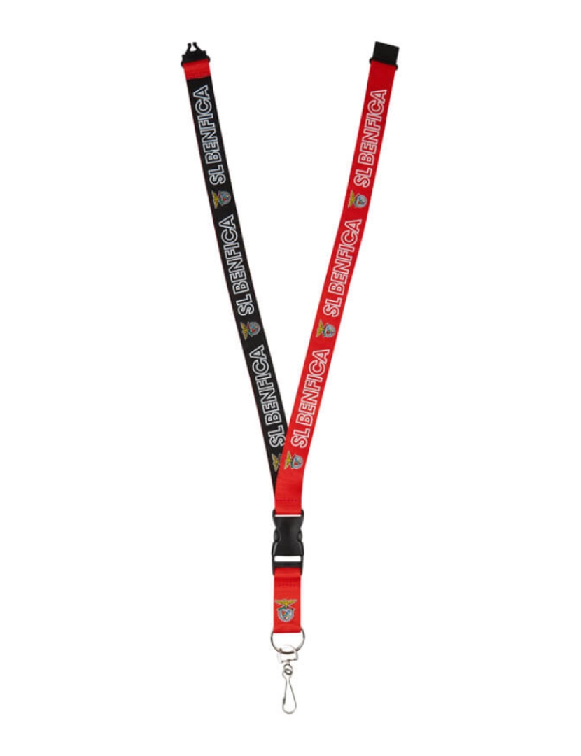 imagem de Lanyard vermelha e preta SL Benfica3