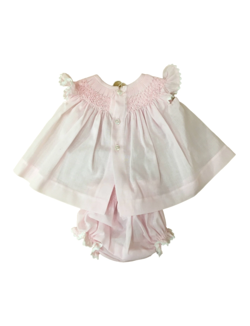 imagem de Vestido De Algodão Rosado De Bebê Menina Dbb' 25997-1 (Tallas De 1 A 36)2