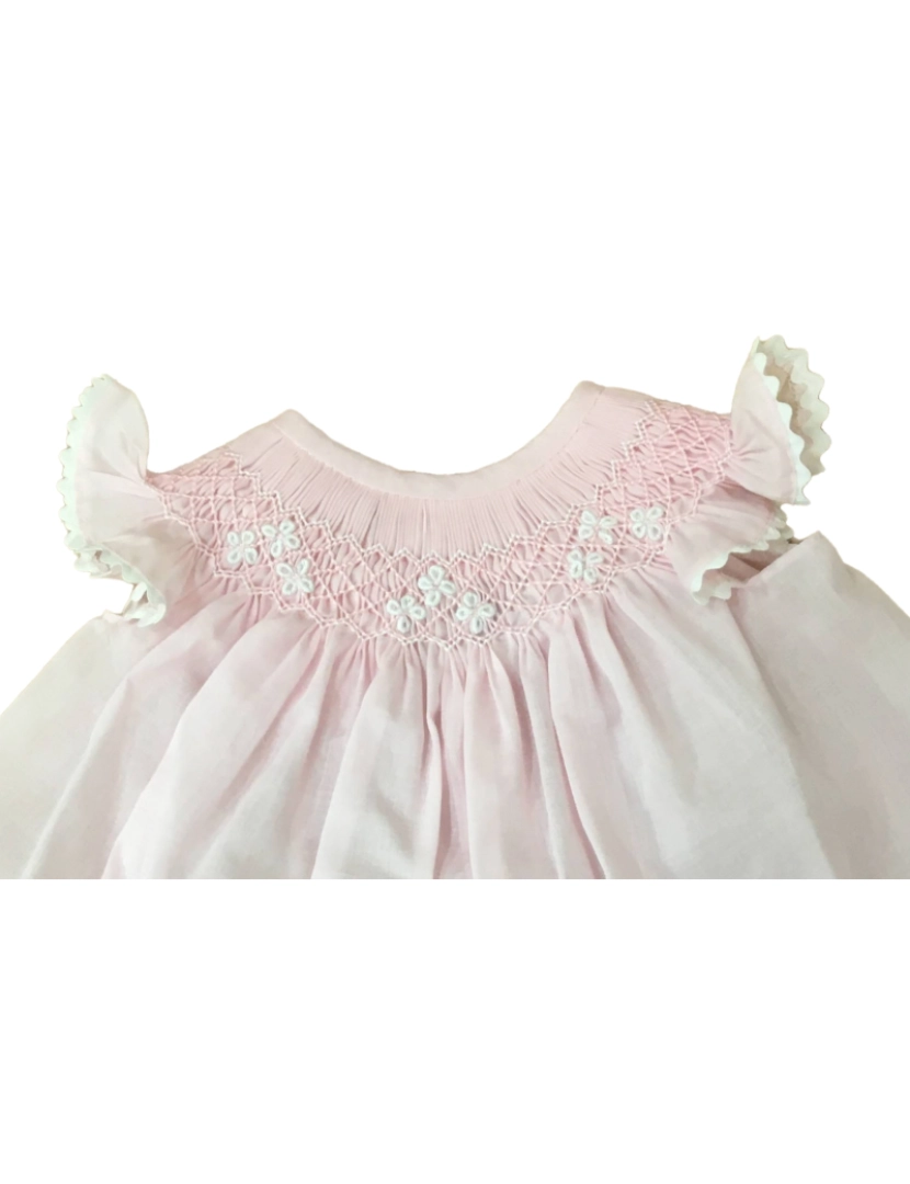 imagem de Vestido De Algodão Rosado De Bebê Menina Dbb' 25997-1 (Tallas De 1 A 36)3