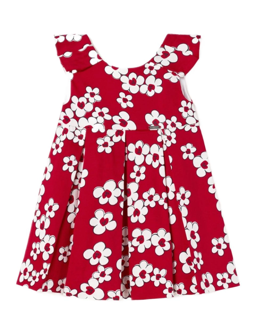 Mayoral - Vestido Vermelho De Menina Mayoral 27297-6 (Tallas De 6 A 36)