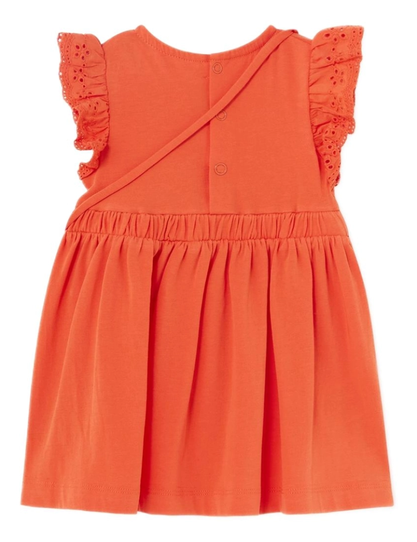 imagem de Vestido De Algodão Naranja De Bebê Menina Mayoral 28295-6M (Tallas De 6 A 36)2