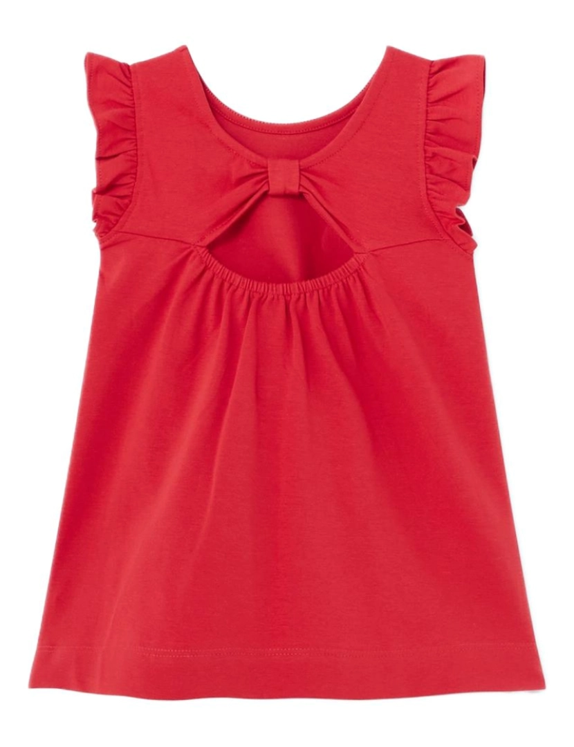 imagem de Vestido De Algodão Vermelho De Bebê Menina Mayoral 28300-6M (Tallas De 6 A 36)2