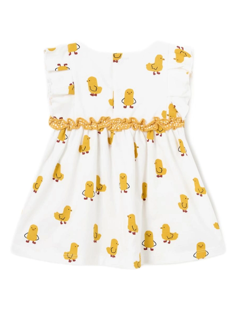 imagem de Vestido De Algodão Amarelo De Bebê Menina Mayoral 28329-0-1 (Tallas De 1 A 18)2