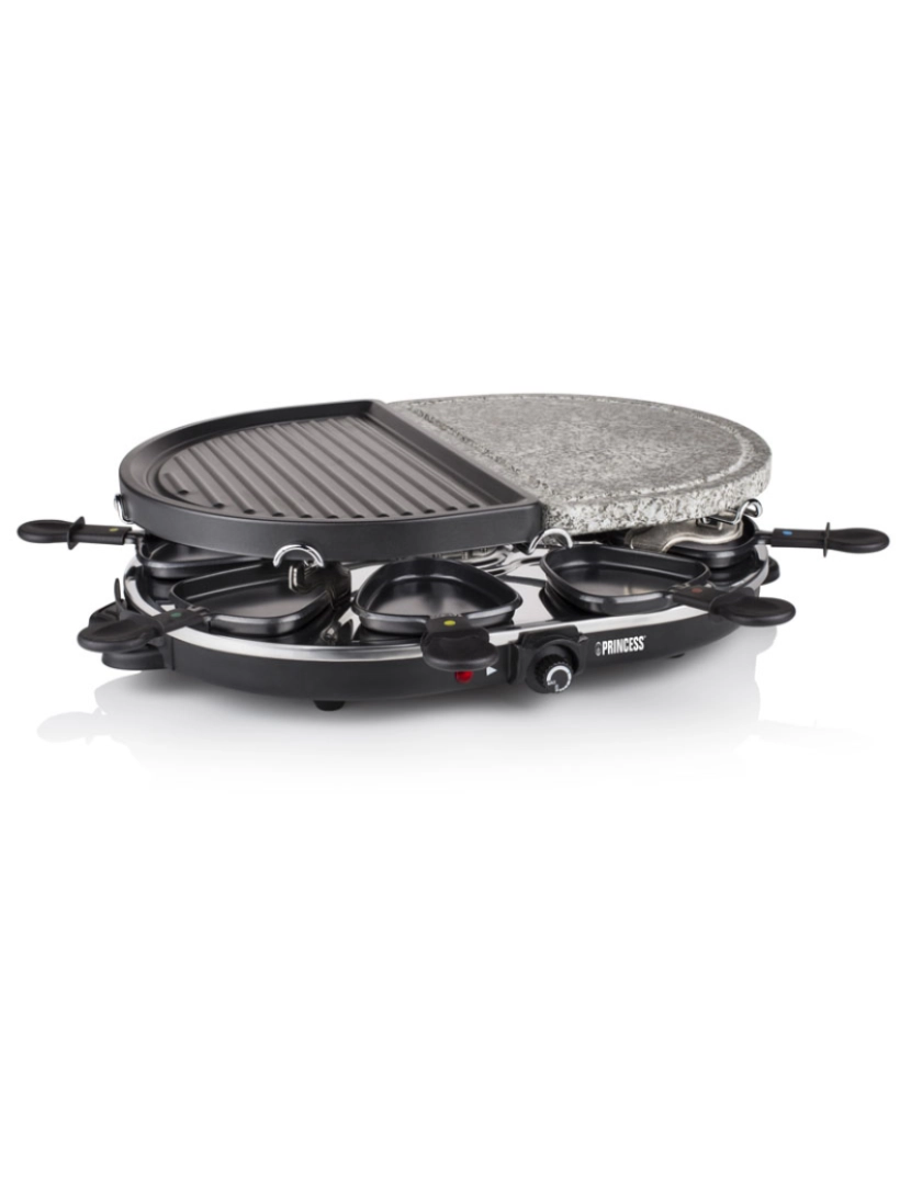 Princess - Raclette 8 Oval Pedra/Grill Party