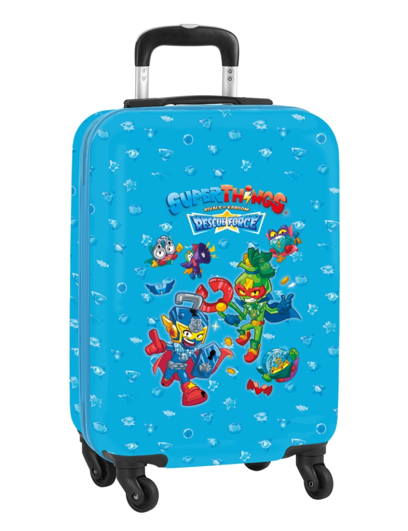 Superthings - Trolley de Cabine SuperThings Rescue Force 34.5 x 55 x 20 cm Azul 20''