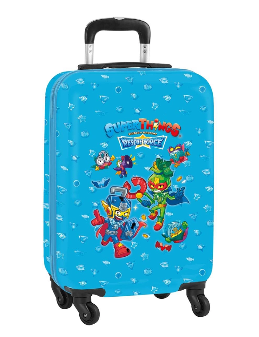 Superwings - Carrinho Cabine SuperThings Rescue Force 34,5 x 55 x 20 cm Azul 20''