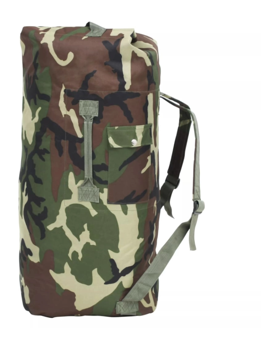 imagem de Saco de pano estilo militar 85 L camuflagem1