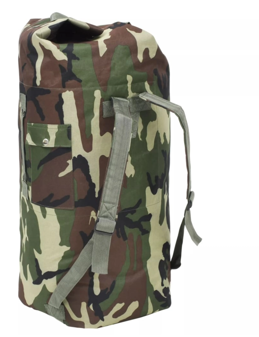 imagem de Saco de pano estilo militar 85 L camuflagem2