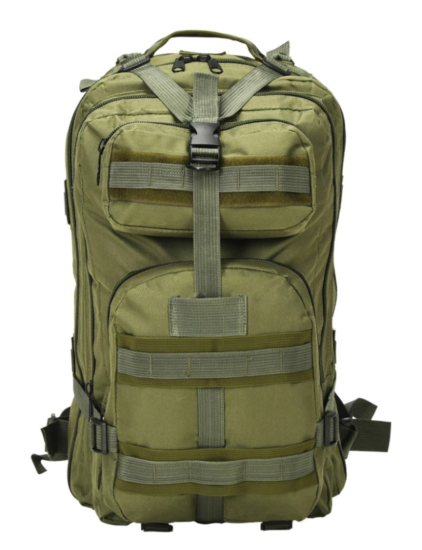 imagem de Mochila estilo exército 50 L verde azeitona2