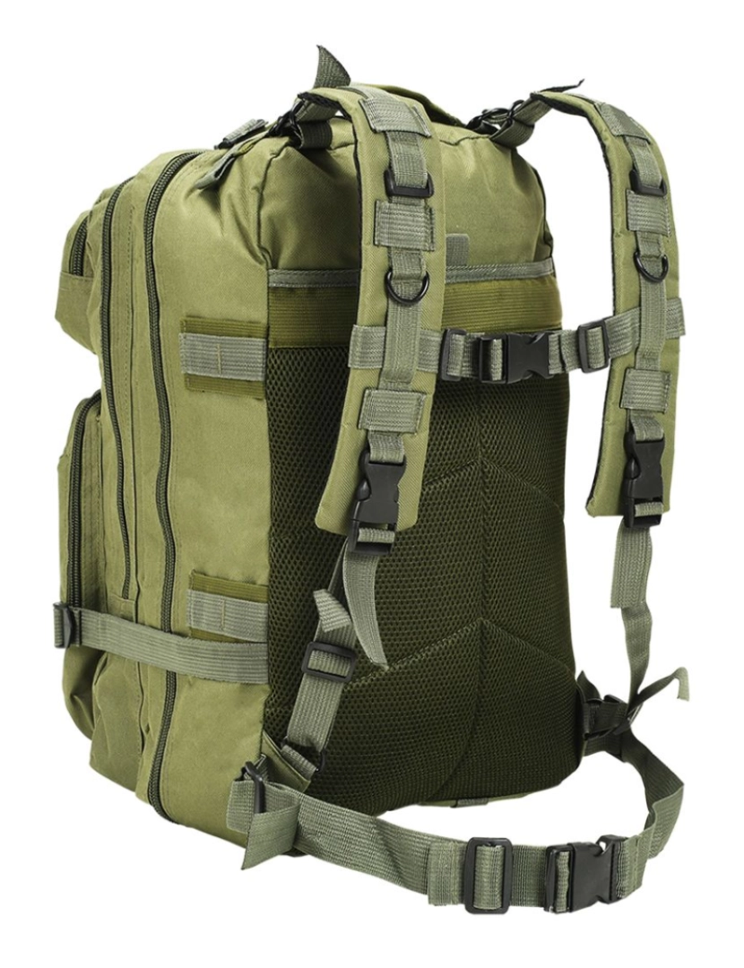 imagem de Mochila estilo exército 50 L verde azeitona3