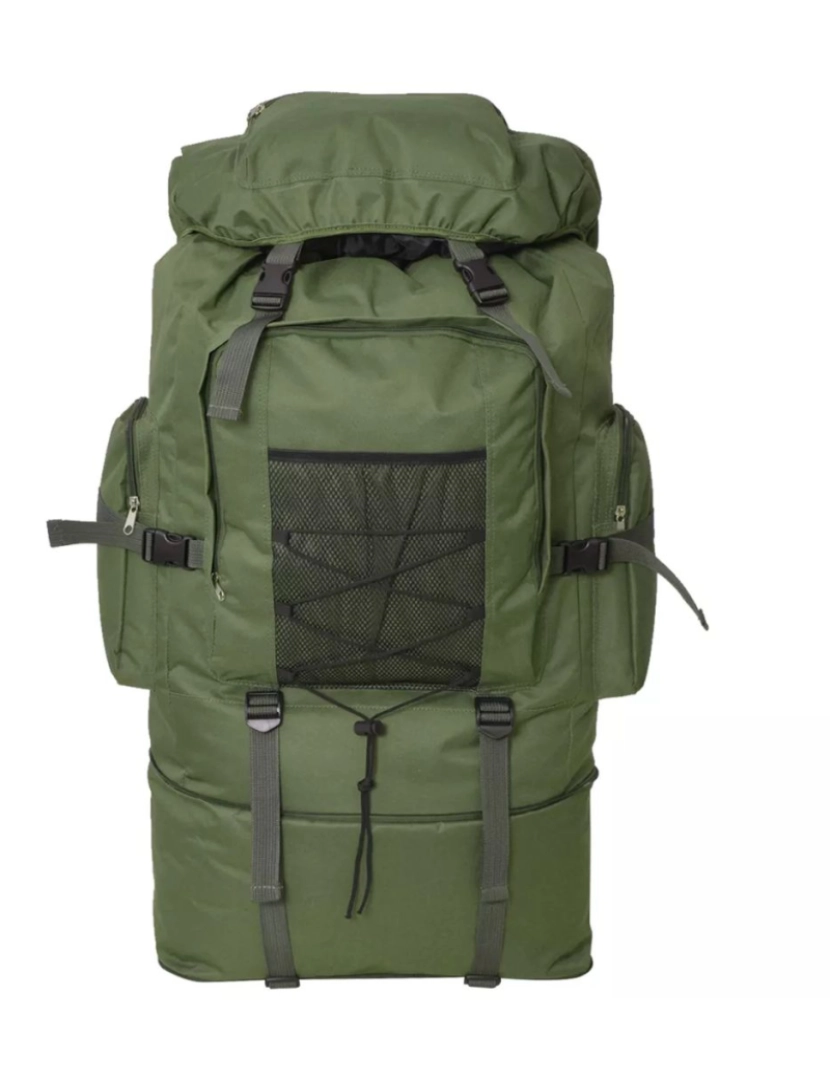 imagem de Mochila estilo exército XXL 100 L verde3