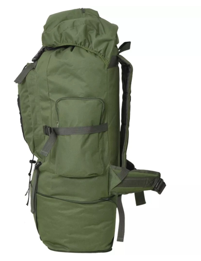 imagem de Mochila estilo exército XXL 100 L verde4