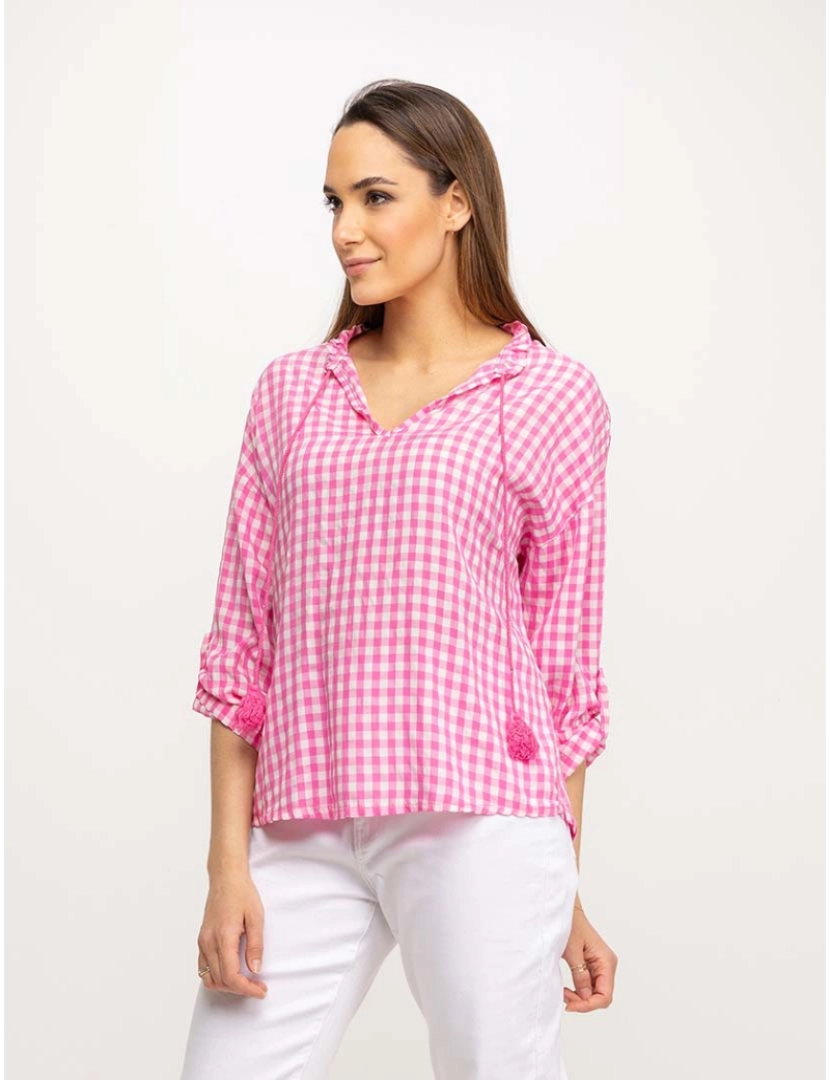 Tantra - Camisa Manga Comprida Senhora Rosa