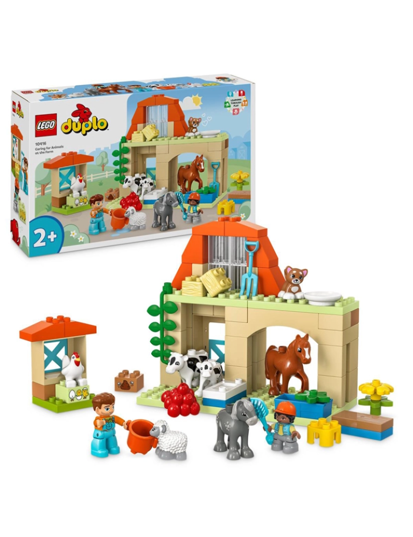 Lego - LEGO DUPLO CUIDAR DOS ANIMAIS NA QUINTA 10416