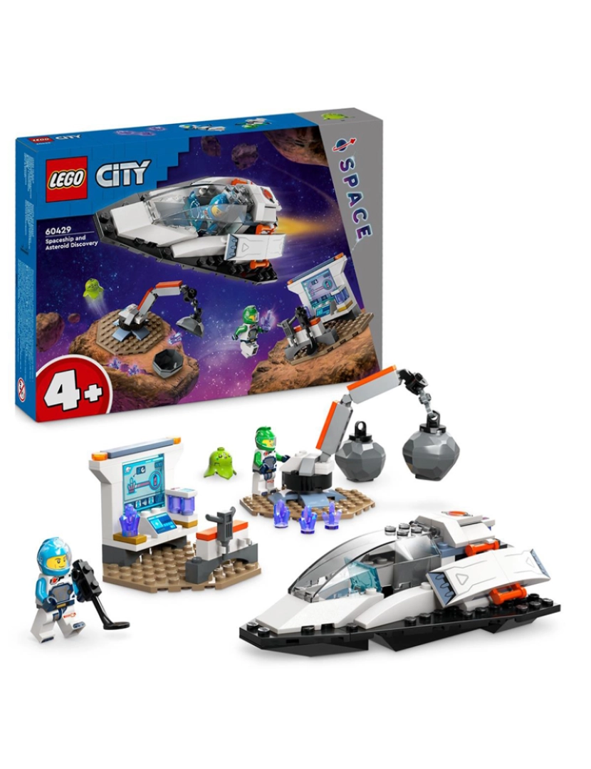 Lego - Lego City Nave Espacial E Desc. De Asteroide 60429