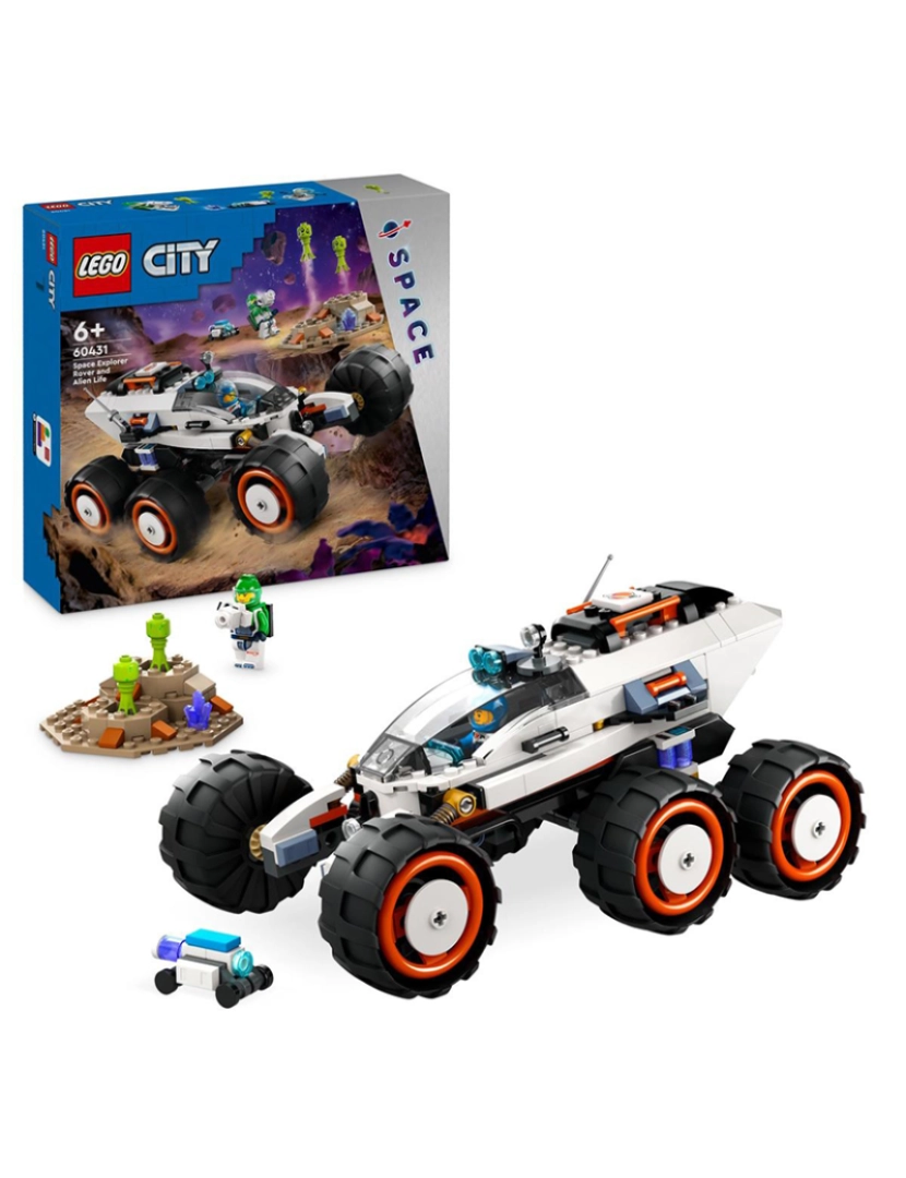 Lego - Lego City Carro De Exp. Espacial E Vida E.T. 60431
