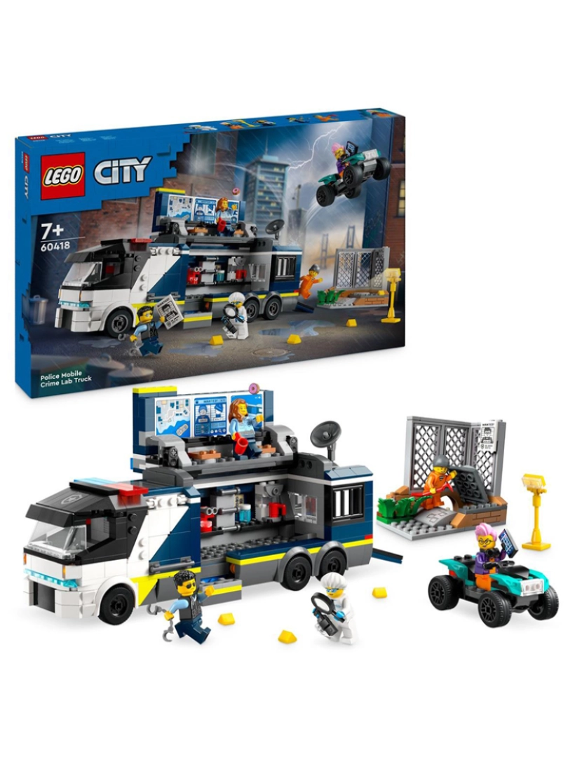 Lego - Lego City Camião De Labor. Criminal Polícia 60418