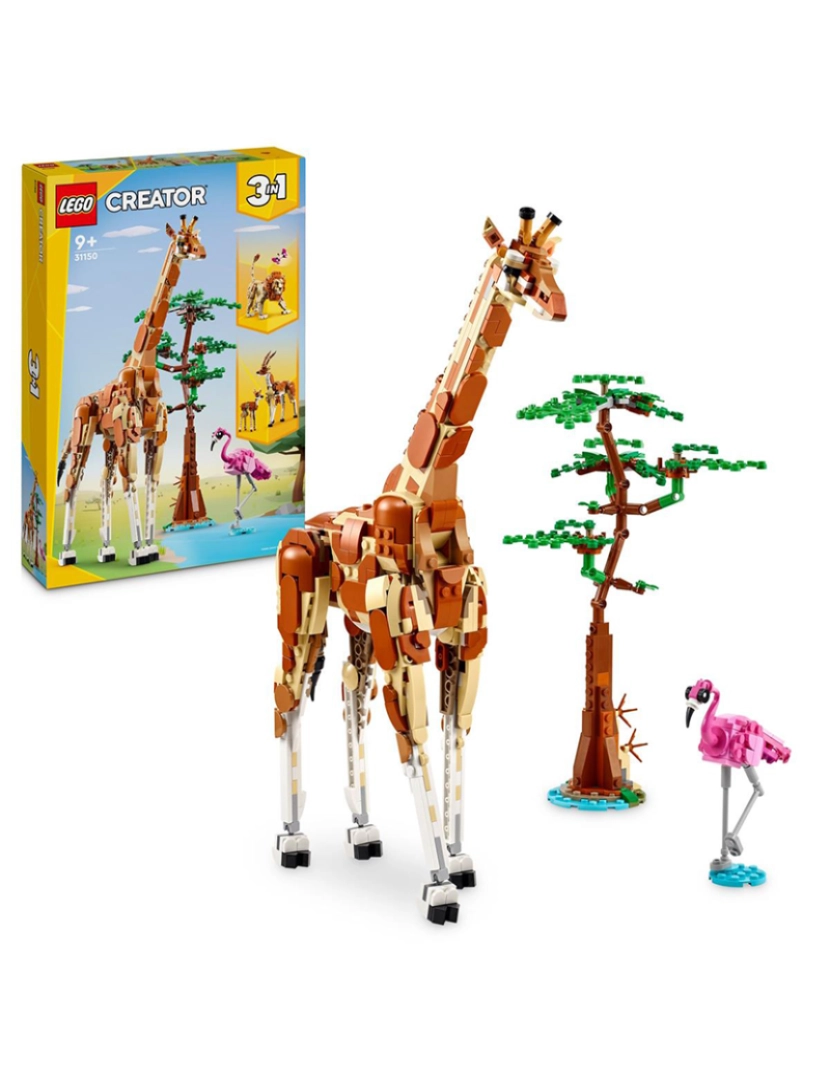 Lego - LEGO CREATOR ANIMAIS SELVAGENS DO SAFARI 31150