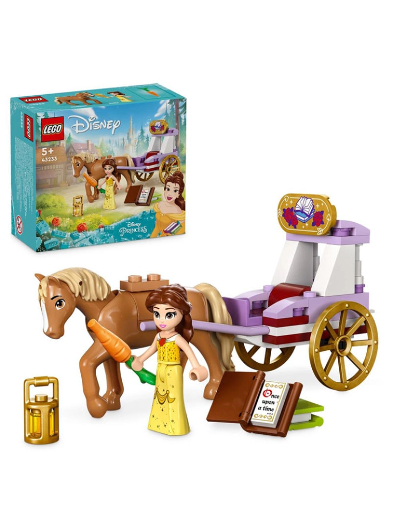 Lego - Lego Disney Princess Carruagem Histór. Bela 43233