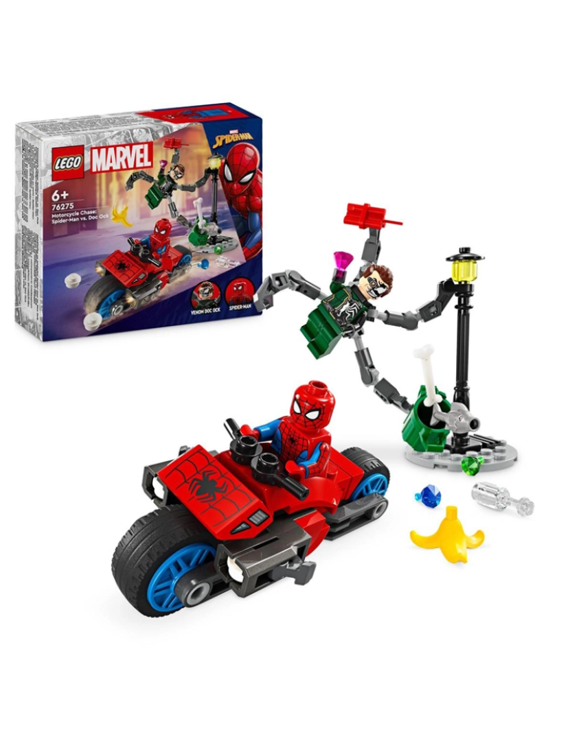 Lego - Lego Super Heroes Pe. Mota: Spider E Doc Ock 76275