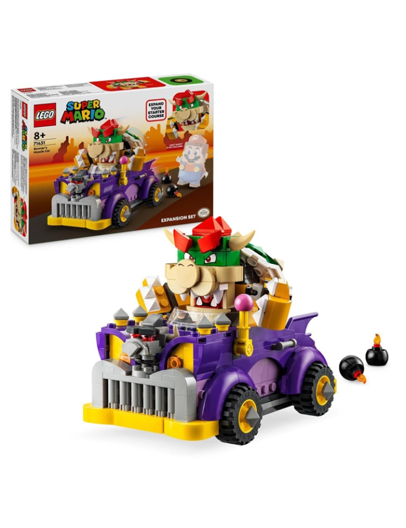 Lego - Lego Super Mario Carro Do Bowser Expansão 71431