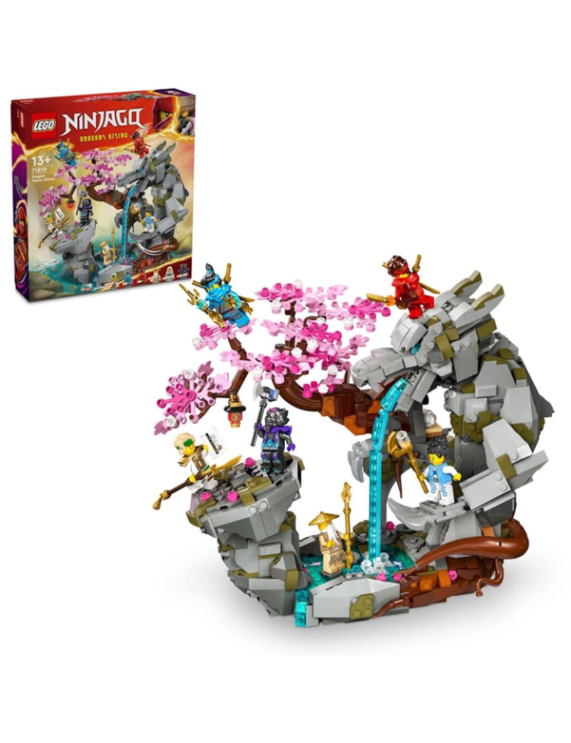 Lego - LEGO NINJAGO SANTUÁRIO DO DRAGÃO DE PEDRA 71819