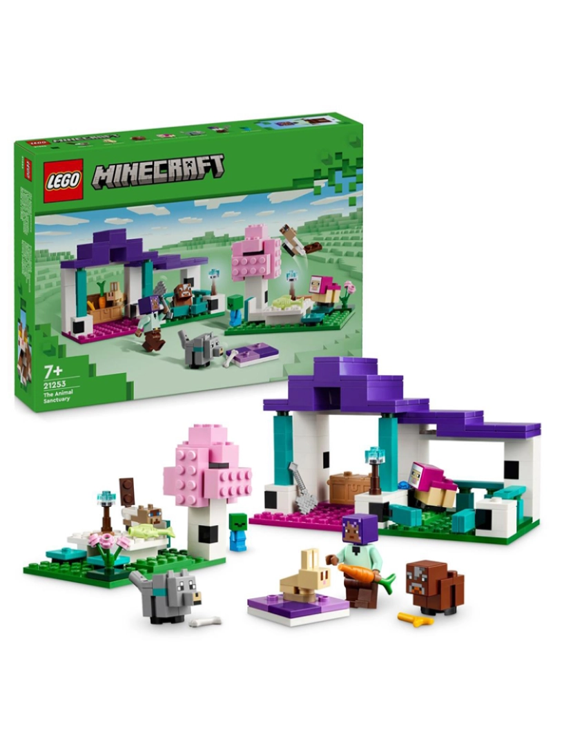Lego - Lego Minecraft O Santuário Dos Animais 21253