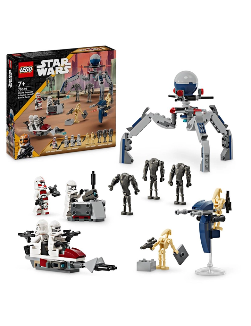 Lego - Lego Star Wars Combate Trooper E Droid 75372