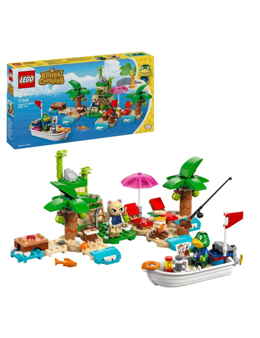 Lego - LEGO ANIMAL CROSSING PASSEIO DE BARCO KAPP'N 77048