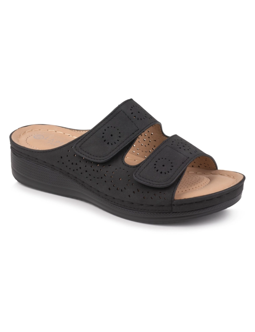 Lapierce® - SANDÁLIA CASUAL Preto LAPIERCE® (35) 151jm78