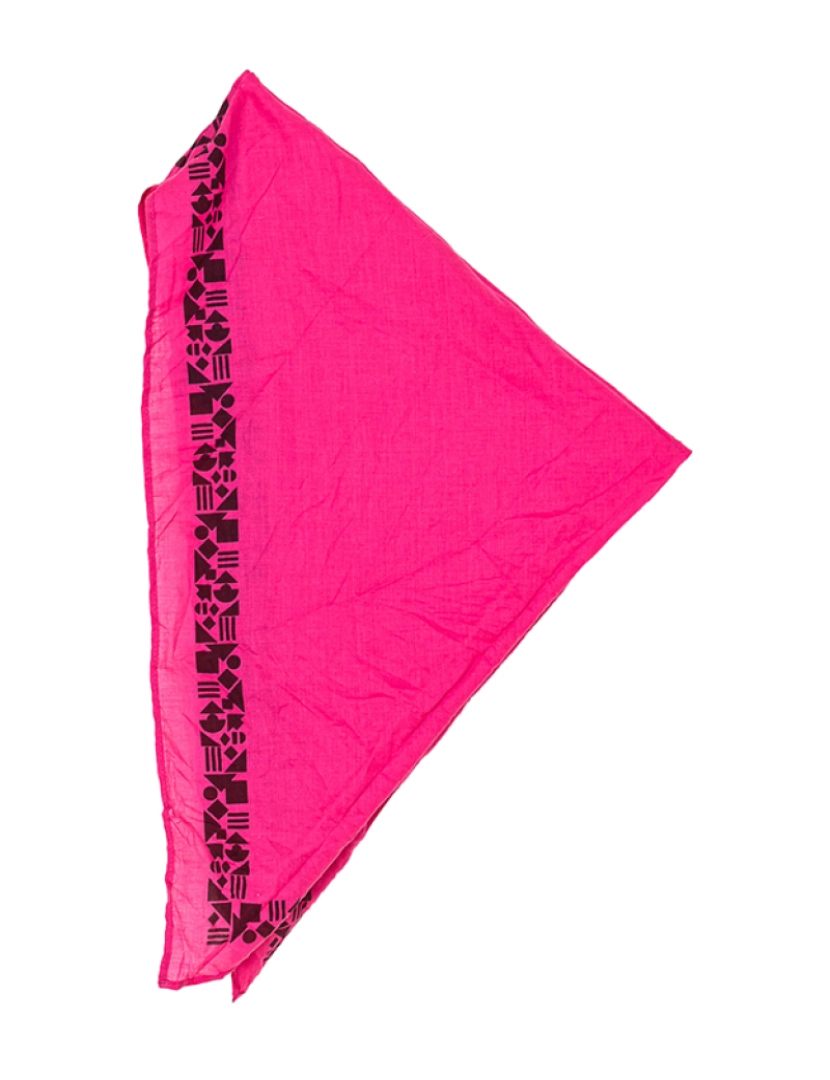 Buff - Bandana  Fuchsia