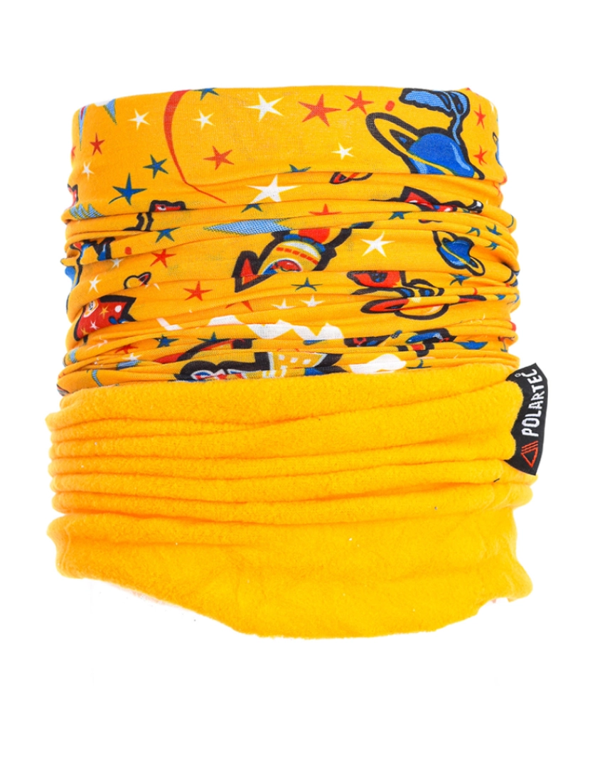 Buff - Gola Tubular Amarelo Estampado