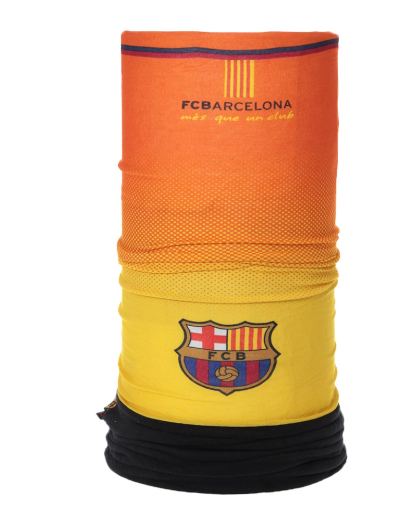 Buff - Gola Tubular Barça  Criança Preto e Laranja