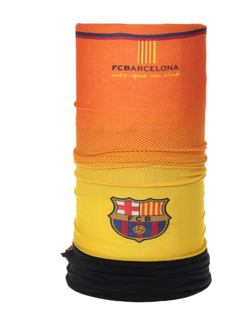 Buff - Gola Tubular Barça  Criança Preto e Laranja