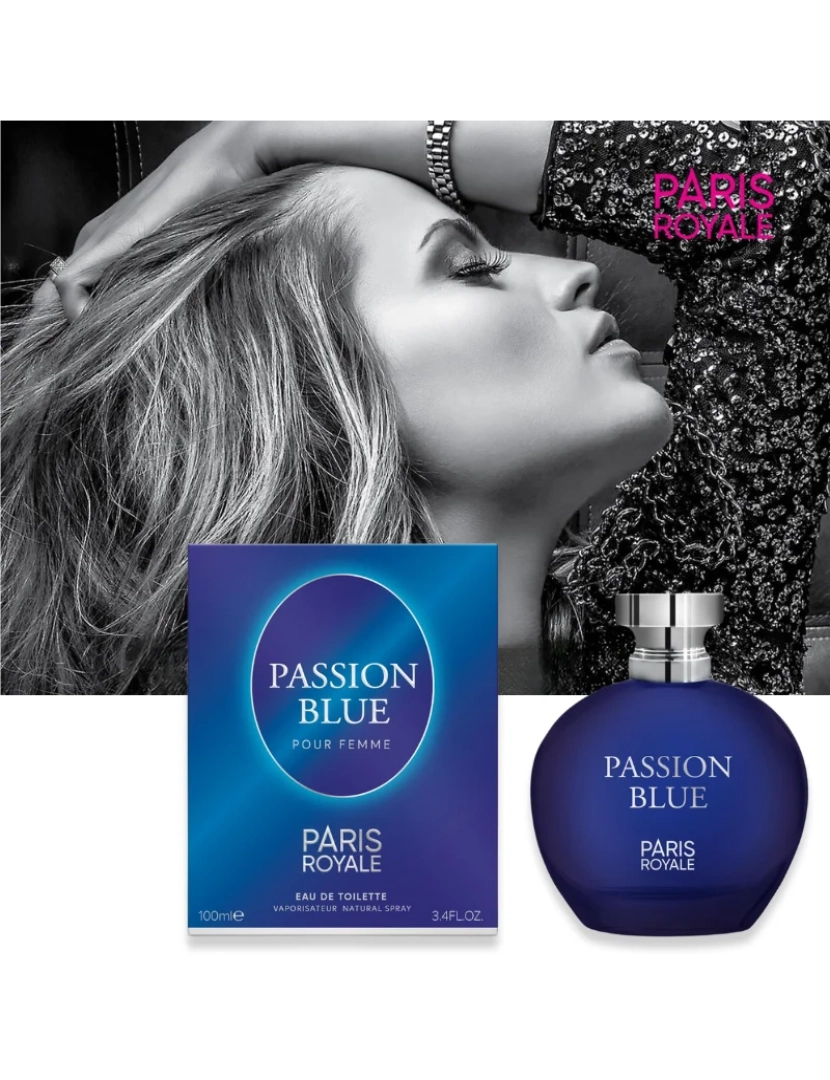 Paris Royale - Paris Royale Eau de Toilette Bleu Passion for Woman 100 ml EDT