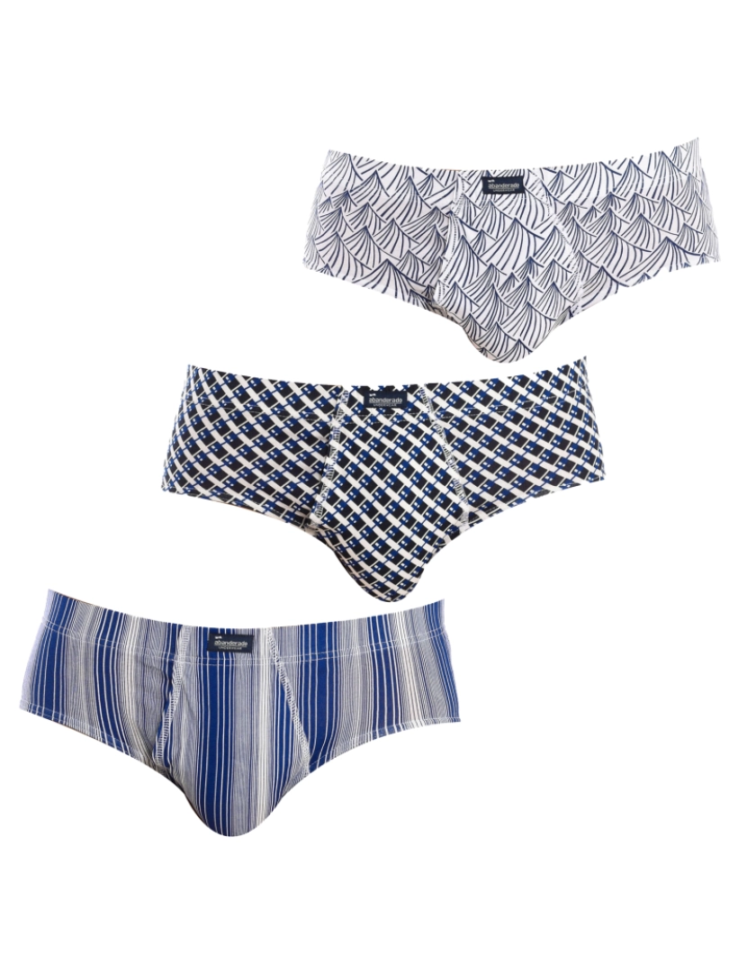 Abanderado - Slips Homem Striped Azul