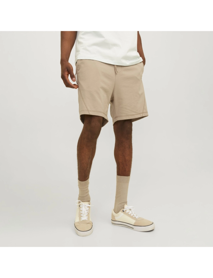 imagem de Jack & Jones Gordon Cloud Sweat Short Bege4