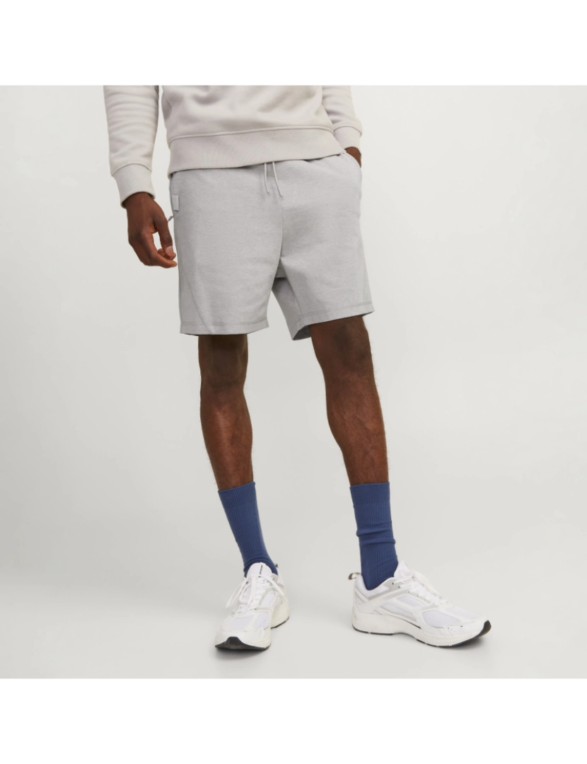 imagem de Jack & Jones Gordon Cloud Sweat Short Cinza4